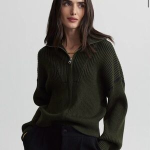 Varley Carmen Zip-Through Rib Knit!